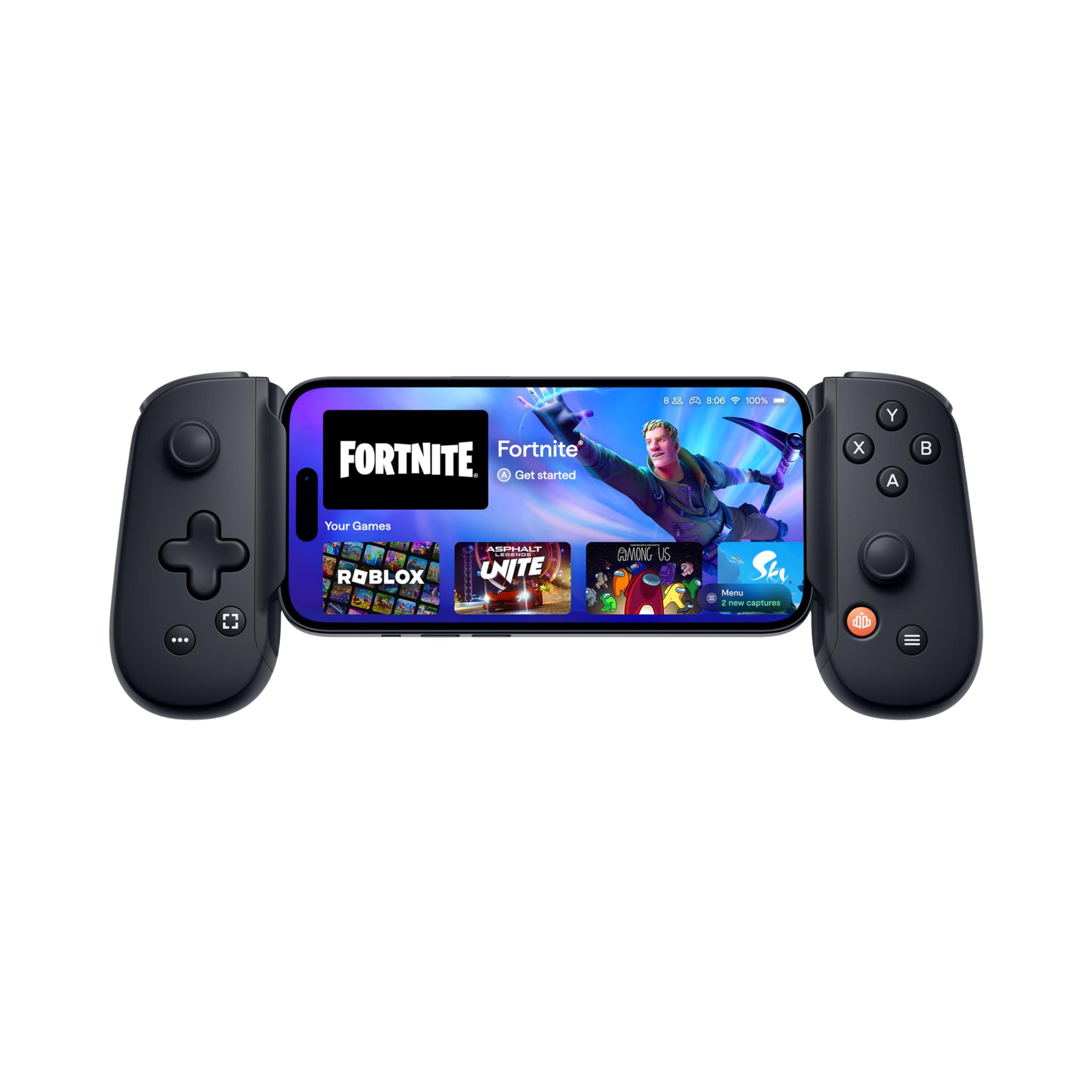 Backbone One Mobile Gaming Controller for iPhone - Turn Your iPhone into a Gaming Console - Play Xbox, PlayStation, Fortnite, Diablo Immortal & More [FREE 1 Month Xbox Game Pass Ultimate Included]