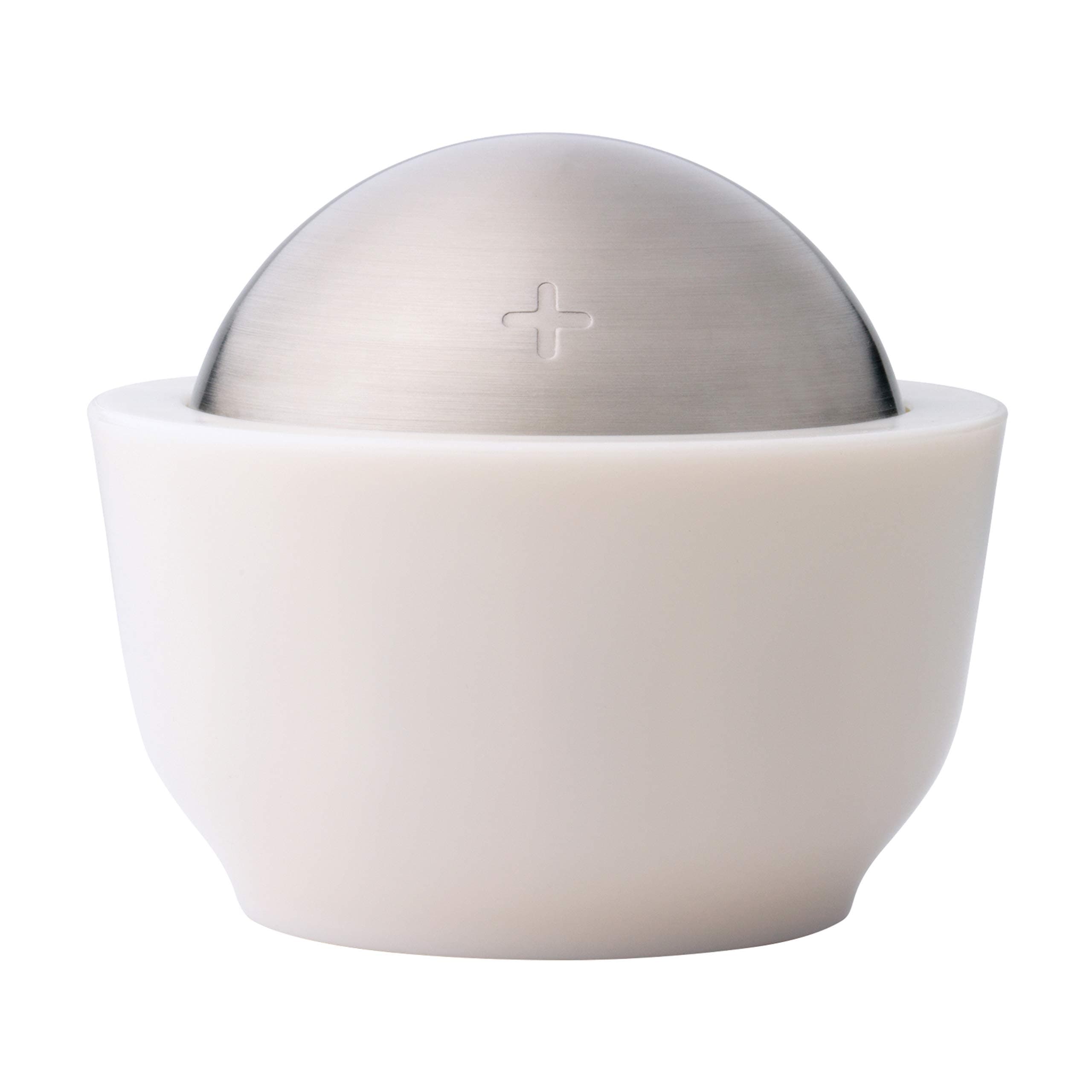 Dash Salt Cellar with Flip Top Cover, Coconut