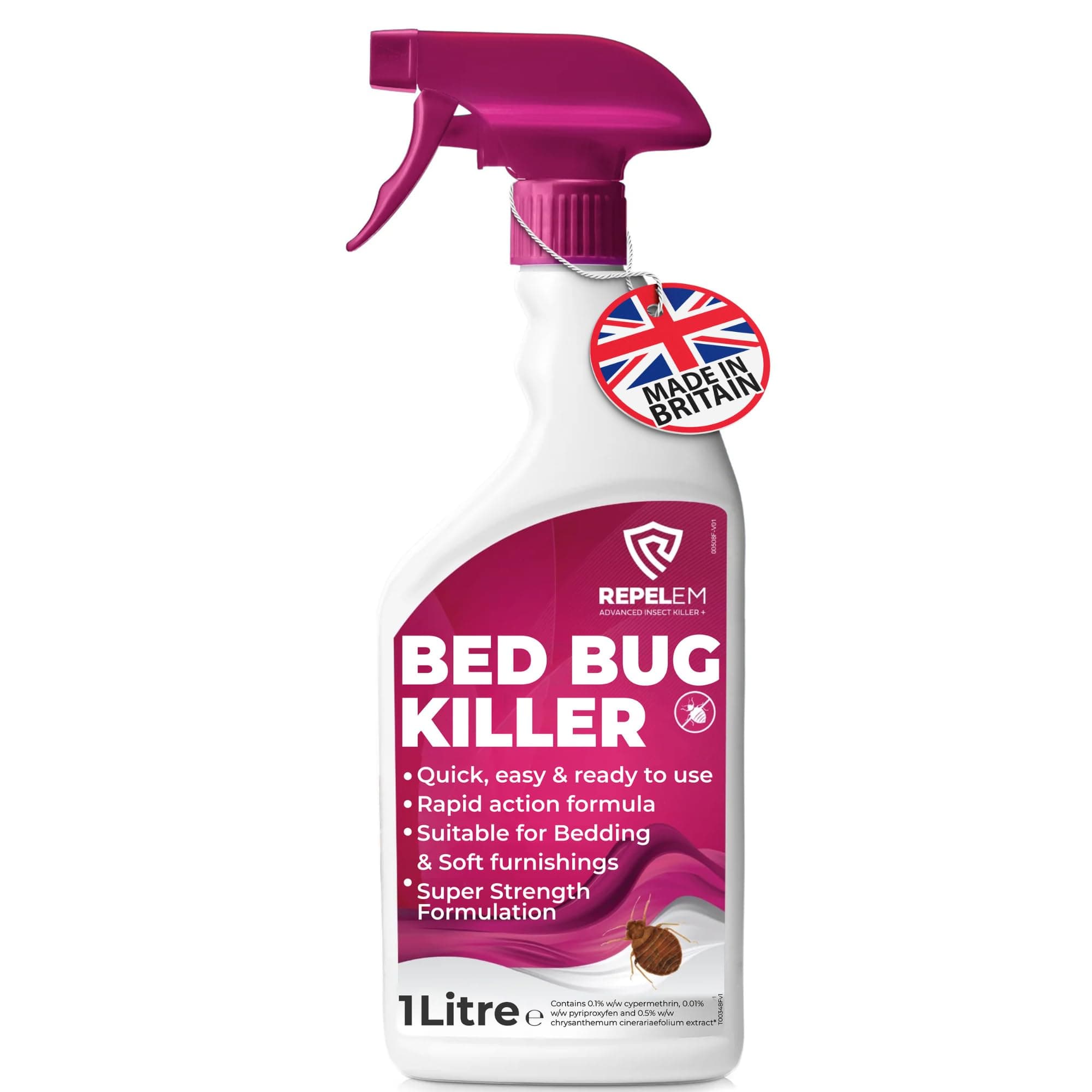 Bed Bug Killer Spray ┃Effectively targets Bed Bugs  ┃1L