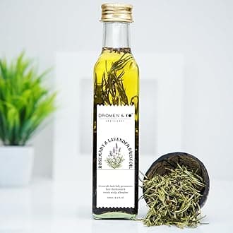 Dromen & Co Rosemary & Lavender Brew Oil | For Hair Growth, Control Dandruff & Hair Fall | Infused With Natural Rosemary & Lavender | Hair Oil For Men & Women- 250 Ml