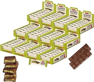 Dubai Kunafa Pistachio Chocolate Bars – Pack of 288 (27g Each) – Dubai Chocolate with Shredded Phyllo Dough – Freshly Made, 17.1 lbs – Ideal Gift for Holidays, Birthdays, Corporate Events & Celebrations