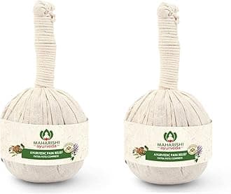Maharishi Ayurveda 100% Natural Herbal Healing Potli | Pain Relief | Knee, Joints & Muscles | Neck, Back, Foot, Legs | for Blood Circulation | Calm Mind Body & Soul | for Men & Women | Pack of 2
