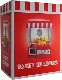 Candy Grabber Machine - Fun Arcade Claw Game for Kids - Mini Dispenser for Chocolate, Small Toys, and Treats - Perfect Party Game and Prize Grabber