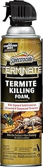 Terminate Termite Killing Foam 16 Ounces, For Indoor And Outdoor Use