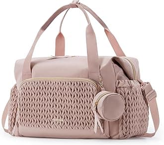 mommore Diaper Bag Tote, Large Capacity Travel Diaper bags, Hospital Bag for Labor Delivery, Baby Bag with Pacifier Case