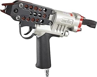 SC760C-I2 Pneumatic Hog Ring Gun, 16 Gauge 1/2" Crown Hog Ring Pliers, 2.6-3.6 mm Closure, Upgrade Trigger Air C Ring Stapler for Fencing, Upholstery, Pet Cages, and Bag Closing