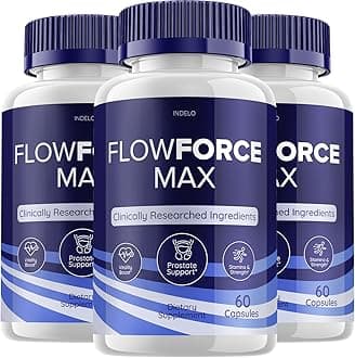 (3 Pack) FlowForce Max Supplement Advanced Energy, Supplement for Men, Flow Force Max Health Reviews (180 Capsules)