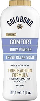 Ultimate Comfort Body Powder Aloe, White Fresh, 10 Ounce