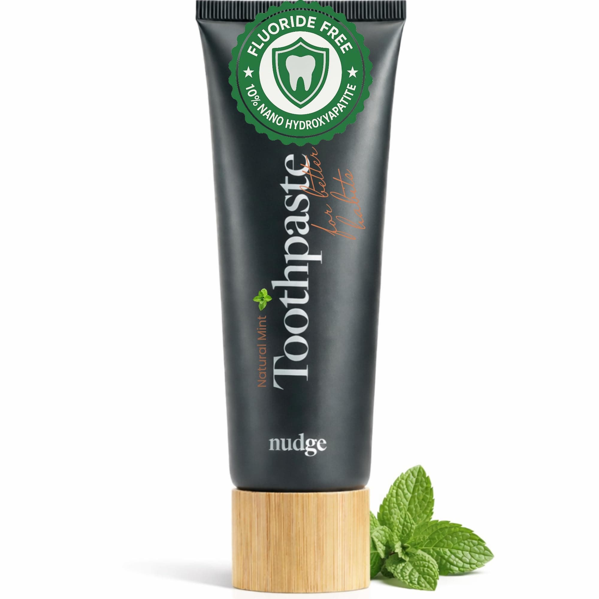 10% Nano Hydroxyapatite Toothpaste, Enamel Friendly Advanced Clean, Vitamin E, Fluoride-Free, SLS-Free, Mint, 4.5 oz
