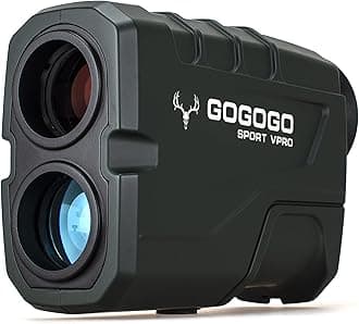 Green Hunting Rangefinder -1200 Yards Laser Range Finder for Hunting and Golf with Speed, Slope, Scan and Normal Measurements, Rechargeable