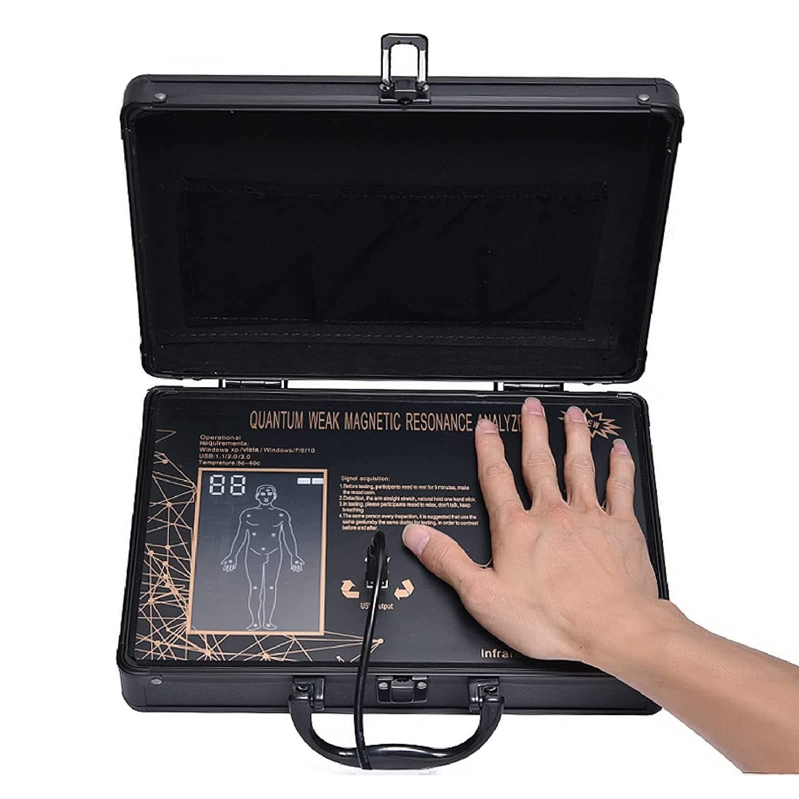 Quantum Analyzer, Quantum Magnetic Health Analyzer, Portable Professional Quantum Resonance Body Analyzer, Body Health Scanner with Dynamic 3D Analysis for Health Analysi