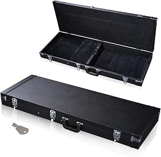 HeyJiaYu Electric Guitar Hard Shell Carrying Case, Universal Electric Guitar ...