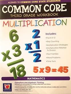 Common Core Multiplication Third Grade Workbook
