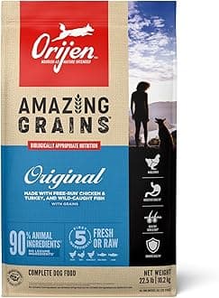 Dry Dog Food, High Protein, Amazing Grains Original 22.5LB