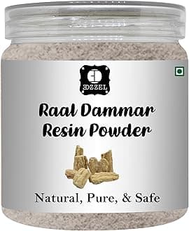 Natural Raal Dammar Resin Powder 1.76 OZ / 50 GM | Set of 1