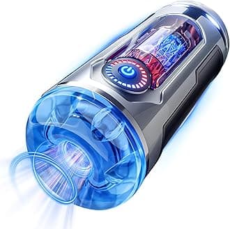 Male Masterburbatar Hands Free with 10 Sucking Vibration Modes Automatic Male Masturebster, Blowjobob Machine for Man Pocket Puzzy Silicone Adult Toy Bj Thrusting Machine Sleeve Hoodies Underwear VE6