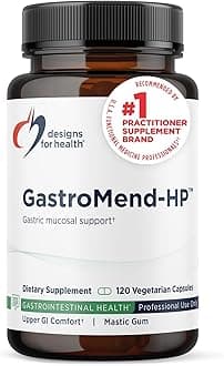 GastroMend HP - Gut Health Supplements - Gut Mucosa Support with Mastic Gum + DGL Licorice + 'Vitamin U' - May Help Occasional Bloating or Upset Stomach - Vegan (120 Capsules)