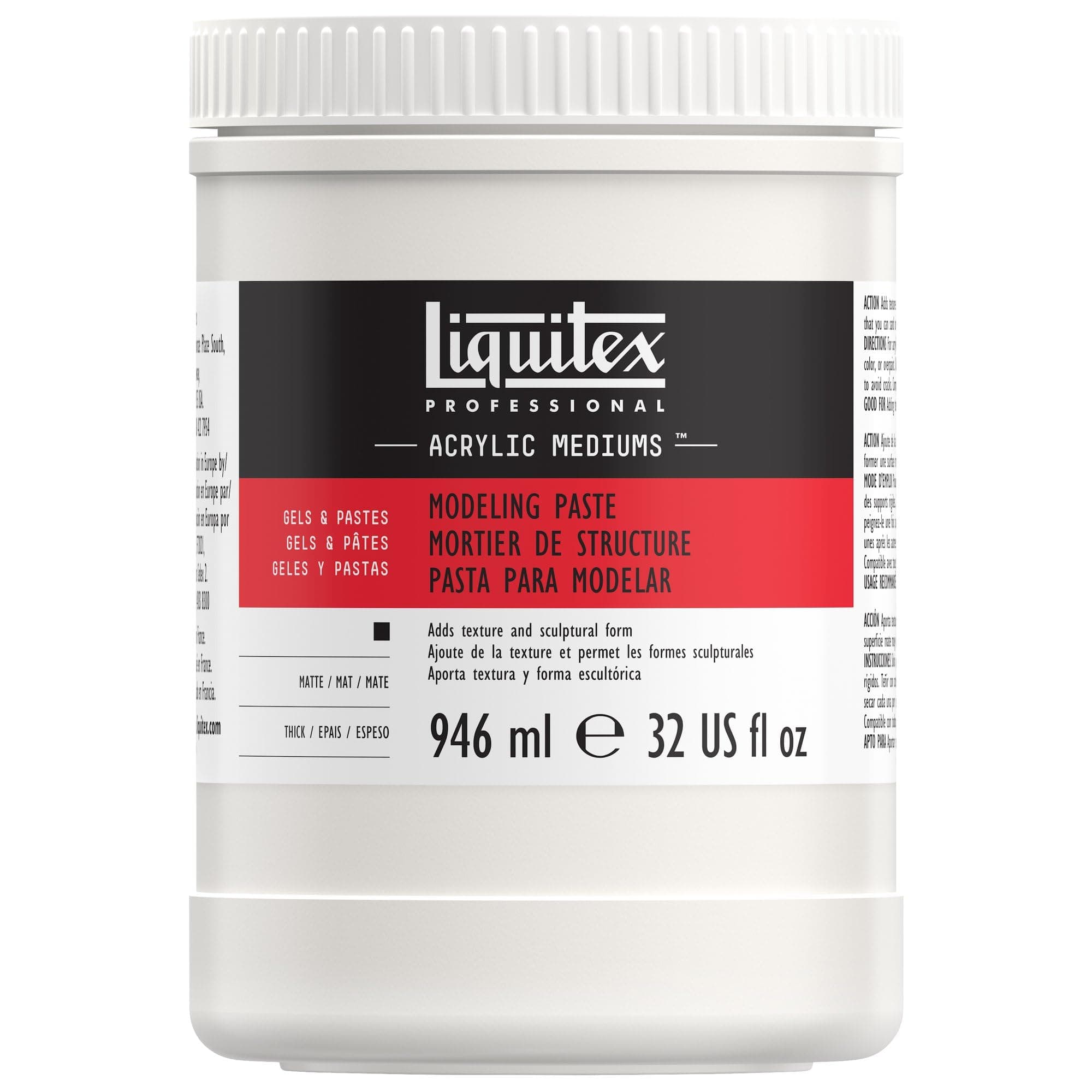 Liquitex Professional Modeling Paste Medium, 32-Oz
