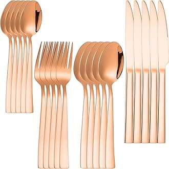 Silverware Set for 5, 20-Piece 18/10 Stainless Steel Flatware Set,Forged Cutlery Set Matte Finish for Home,Restaurant and Parties, Dishwasher Safe.