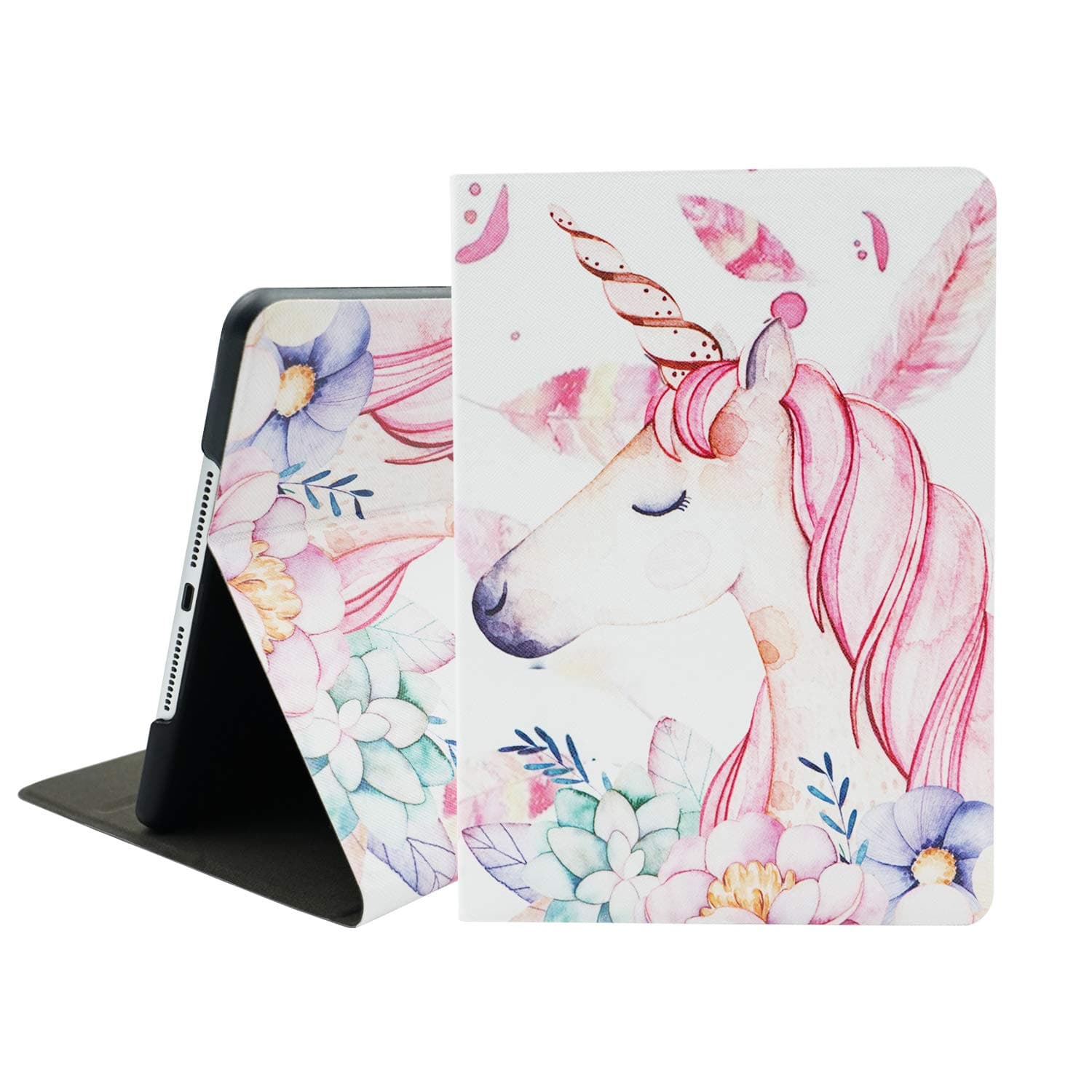 iPad Mini 1 / Mini 2 / Mini 3 Case, Lightweight Slim Folio Smart Stand Protective Cover,Multi-Angle Viewing, Auto Wake/Sleep for Apple iPad Mini 1 / Mini 2 / Mini 3 (Unicorn)