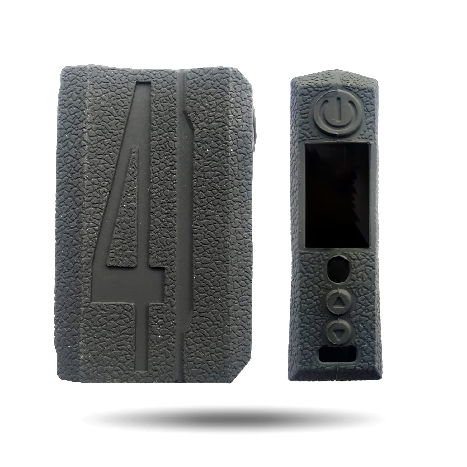 VooPoo Drag 4 Case, Texture Silicone Case for VooPoo Drag 4 AntiSlip Cover Shield Sleeve Wrap Decal Skin with Hygiene dust Germ Dirt Shock Protection Cap VooPoo Drag 4 (Black)