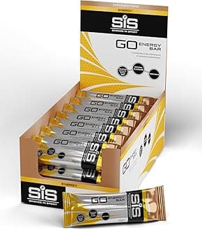 Science In Sport GO Energy Bar | 26g Carbohydrates | 4.5g Protein | Easily Digestible | High Carb Snack | Chocolate Fudge Flavour | 30 Pack