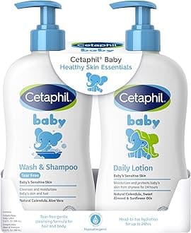 Baby, Healthy Skin Essentials Set, 2 Piece Set, Shampoo and Lotion, Kids