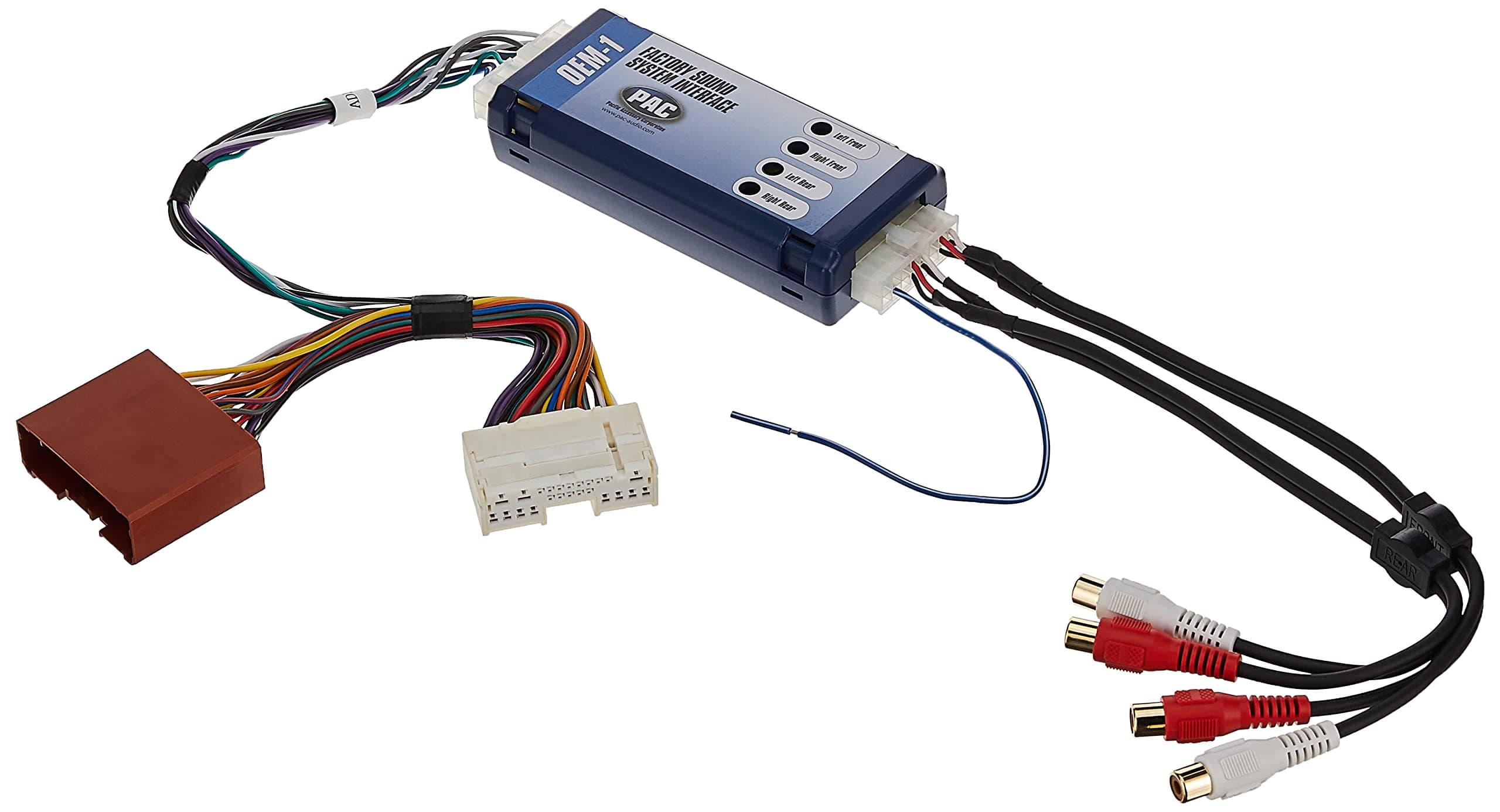 PACAOEM-MAZ2 Interface that Allows Replacement or Addition of an Amplifier in Select Mazda Vehicles Without a Factory Bose Sound System