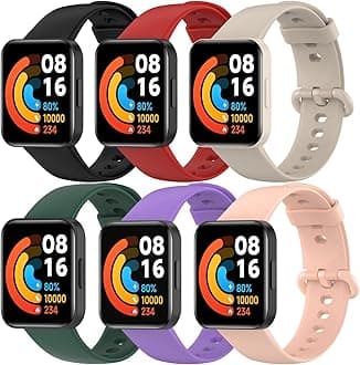 Bands Compatible for Xiao Mi Redmi Watch 2 Lite Straps - Silicone Wristband Replacement Strap Compatible with Xiaomi Redmi watch 2 Lite/Mi Watch Lite 2 Bracelets for Men Women