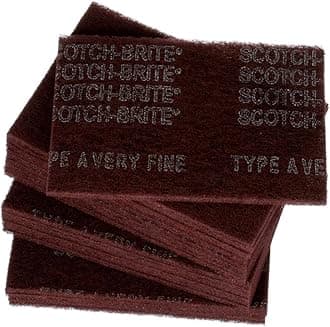 3M 07447 Scotch-Brite Maroon General Purpose Hand Pad,20 Pack
