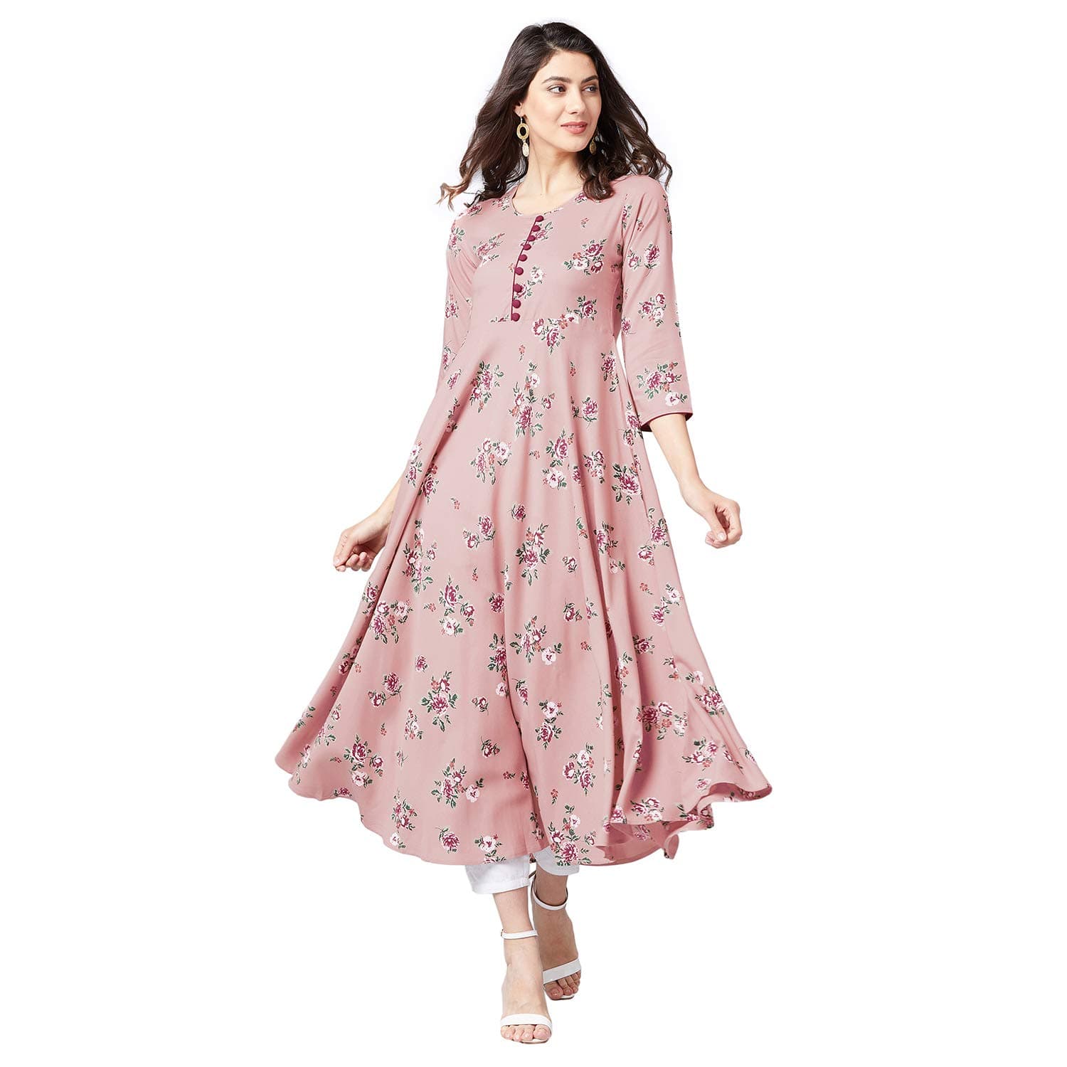 TissuWomen's Printed A-Line Kurta