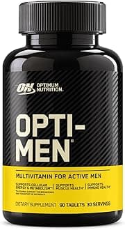 (ON) Opti-Men, Vitamin C, Zinc and Vitamin D, E, B12 for Immune Support Mens Daily Multivitamin Supplement - 90 Count