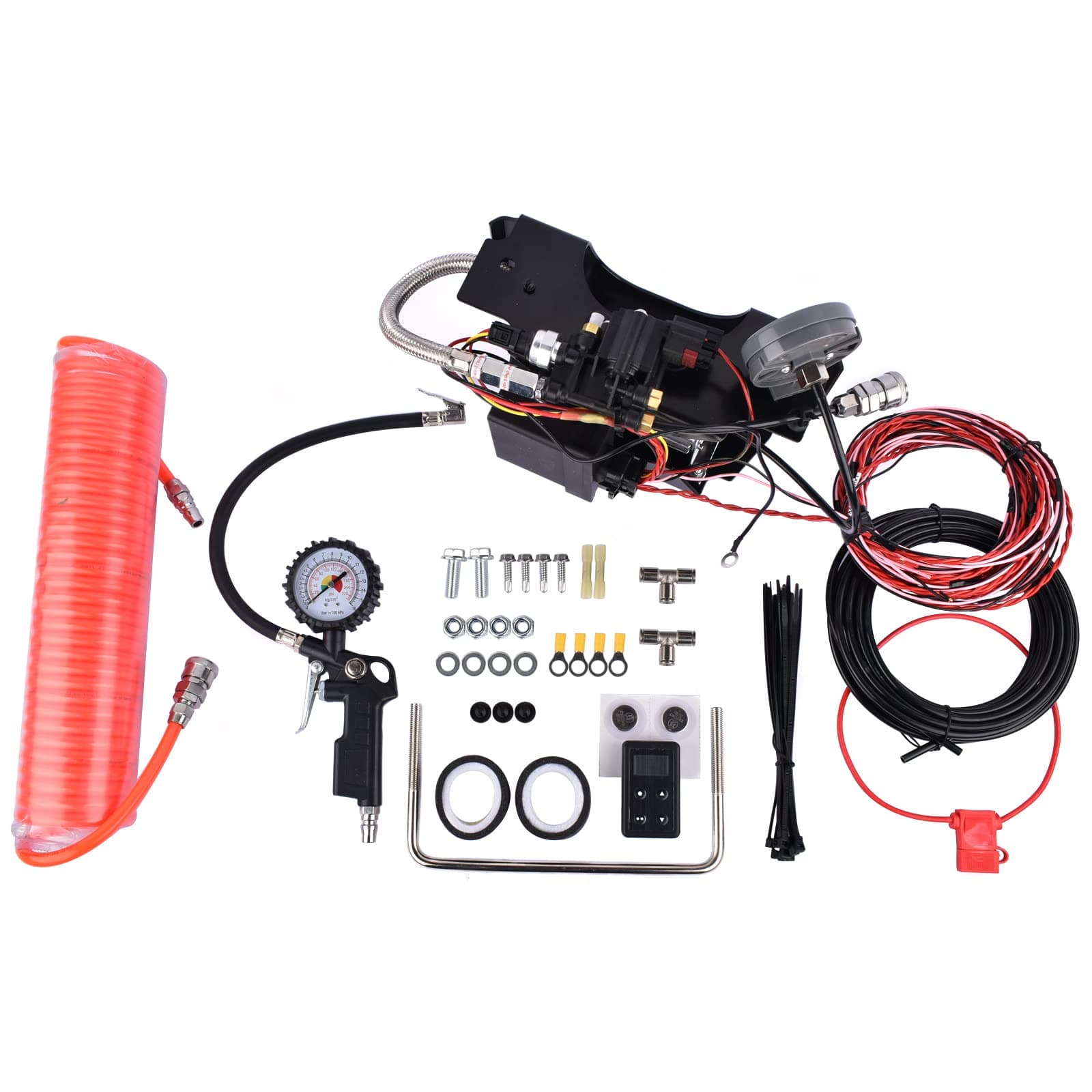 NEWZQ WirelessOne EZ Mount Single-Path Control Air Suspension Compressor Kit Replacement for Air Lift 25980EZ