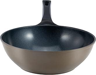 Ozeri Green Ceramic Wok, with Smooth Ceramic Non-Stick Coating (100% PTFE and PFAS Free)