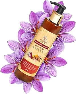 Kumkumadi Sunshield Body Lotion | Ayurvedic Sunscreen & Deep Moisturiser with Rosehip, Almond & Carrot Extract | Non-Greasy | No Harsh Chemicals