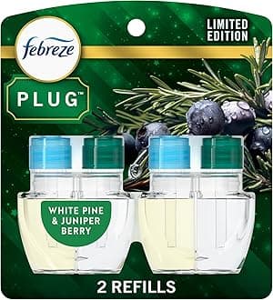 Enchufables Air Fresheners, Fragancia De Invierno De Invierno De Edición Limitada, Recambio De Aceite Perfumado (2 Units)