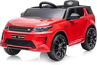 Licensed Land Rover Kids Electric Car, 12V Ride On Toy for Kids 3-8, Electric Car with Parent Remote Control, Music Player, Mp3 Player, Led