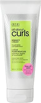 Bouncy Cream | For Curly Hair Styling | Moisturize, Define & Enhance Texture | Reduce Frizz & Boost Shine | Soft Definition | Vegan & Cruelty Free | Sulfate & Paraben Free