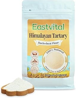 EASTVITAL Himalayan Tartary Buckwheat Flour -1 Lbs, Buckwheat Flour Gluten free, Antioxidants with Bitter Taste - Easy to Use Buckwheat Pancake Flour - 454g