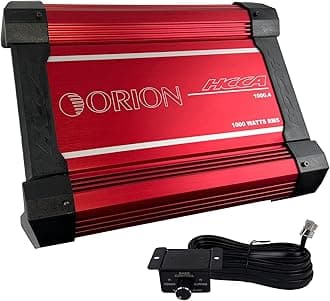 HCCA Series HCCA1000.4 High Performance 1000W RMS 4-Channel Class A/B Amplifier - 1 Ohm Stable, Low/High Pass Crossover, Bass Boost Control, MOSFET Power Supply, with Bass Knob, Made in Korea