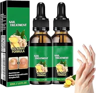 Ginger Nail Growth Strengthener Serum: Ginger-Infused Nail Repair Oil for Care, Natural Nail and Strengthener Solution
