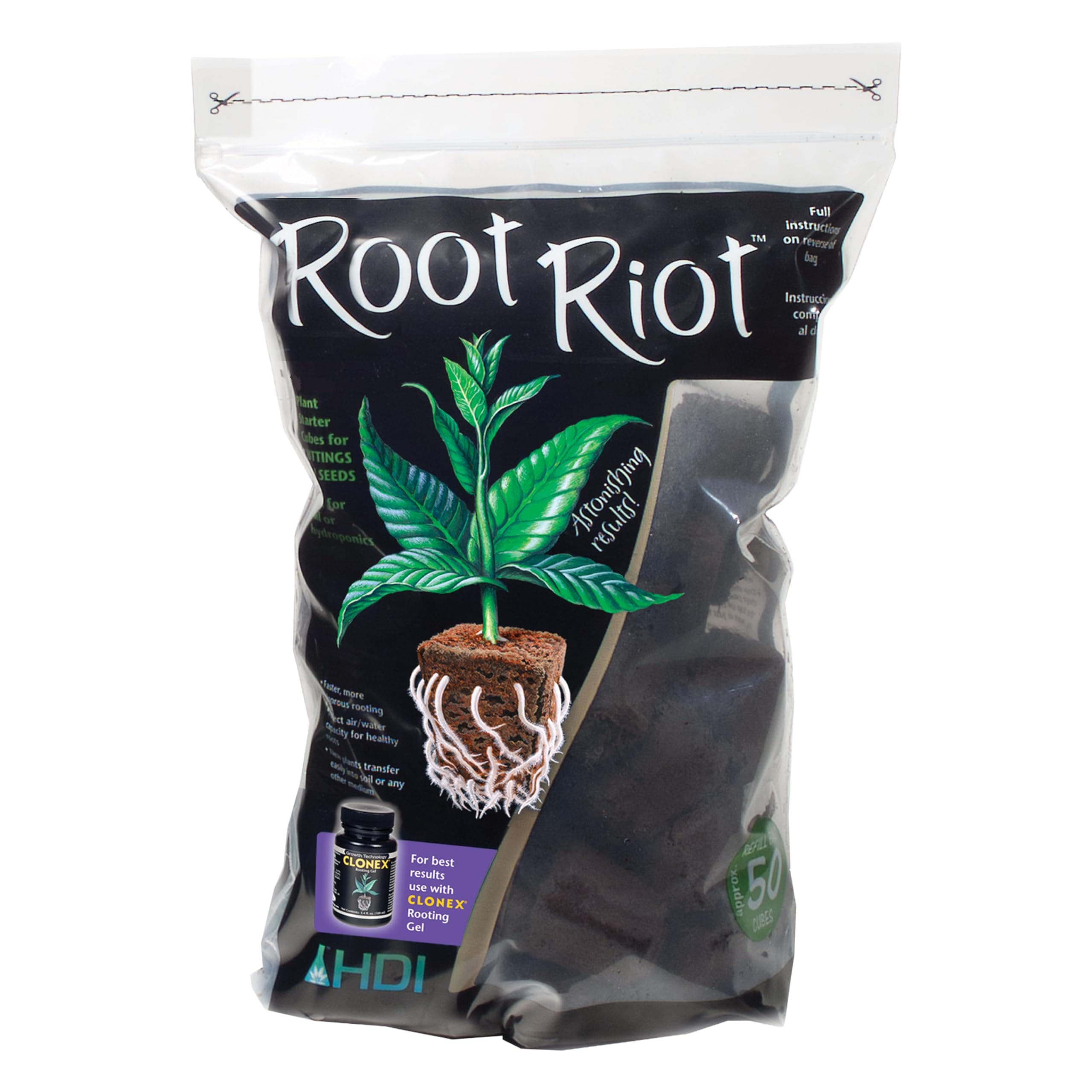 Root Riot Plugs 50 Cubes 714129