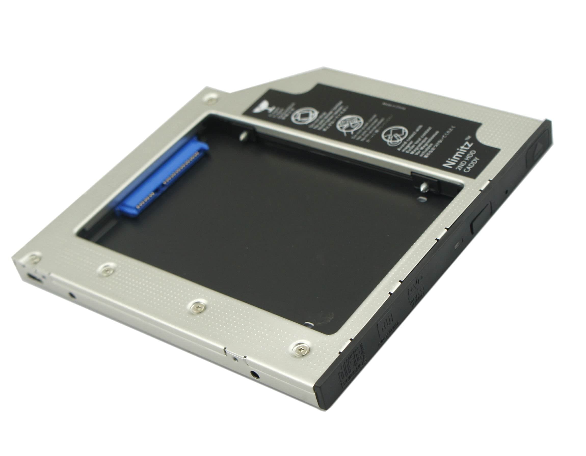 Nimitz 2nd HDD SSD Hard Drive Caddy for Dell Precision M6800 M4800
