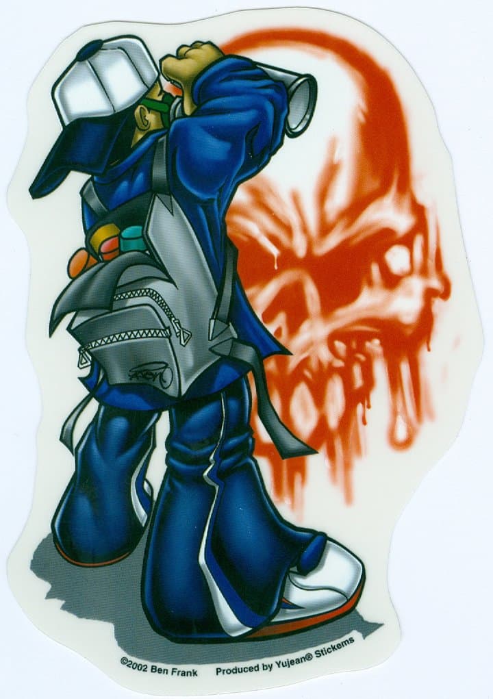 Ben Frank - Graffiti Writer - Sticker / Decal