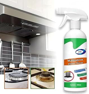 Kitchen Cleaner Spray Oil & Grease Stain Remover Stove & Chimney Cleaner Spray Non-Flammable Nontoxic Magic Degreaser Spray for Kitchen Gas Stove Cleaning Spray for Grill