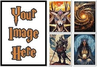 VEHASAYO Custom Card Sleeves, Personalized & Compatible with Yugioh, Magic The Gathering, MTG, TCG, OCG - Transparent PVC, 1 Pack of 54 Sleeves