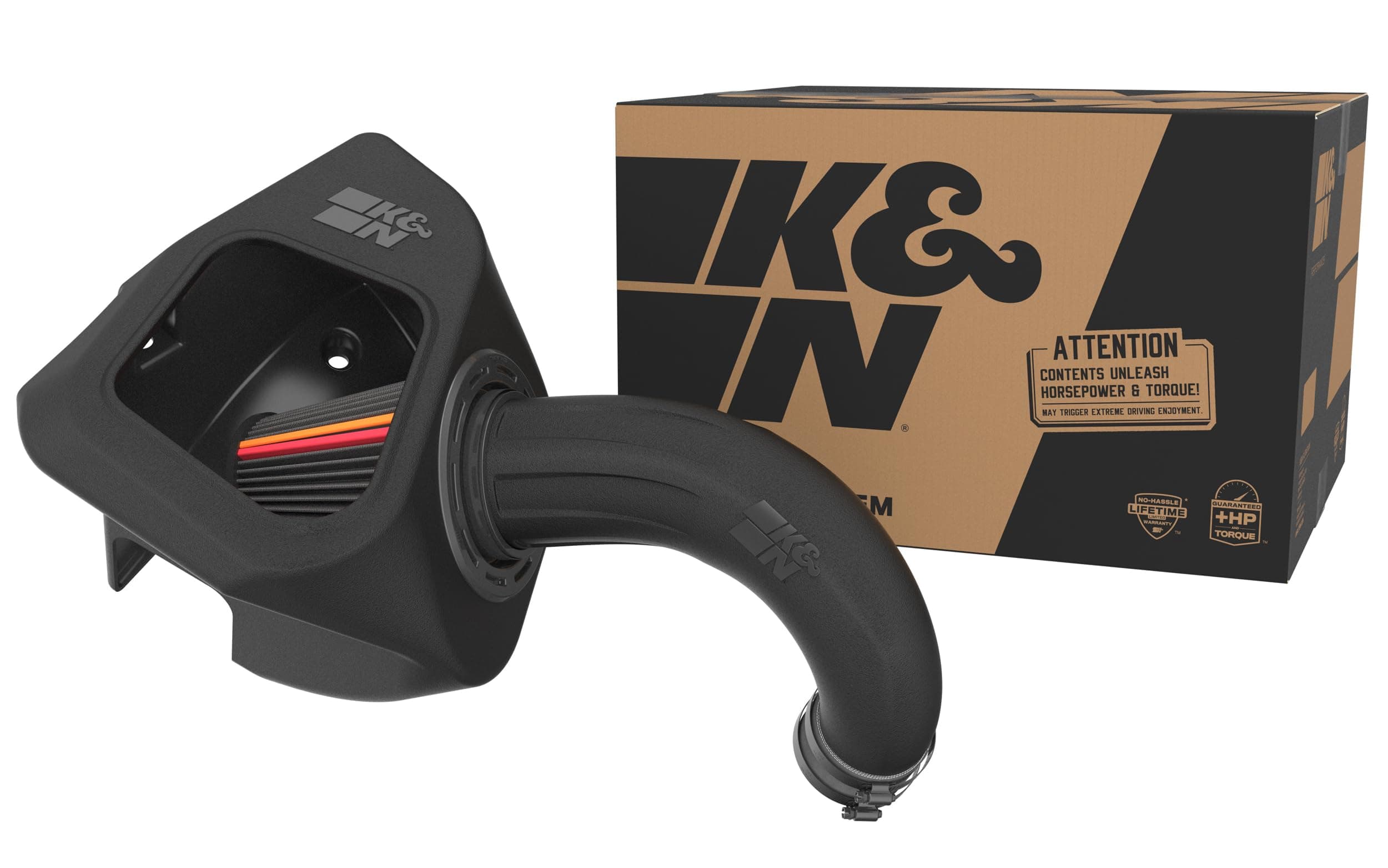 K&N NextGen Cold Air Intake System: Dry-Flow Cotton Filter: Compatible with 2019-2024 RAM 1500; 50-1578D