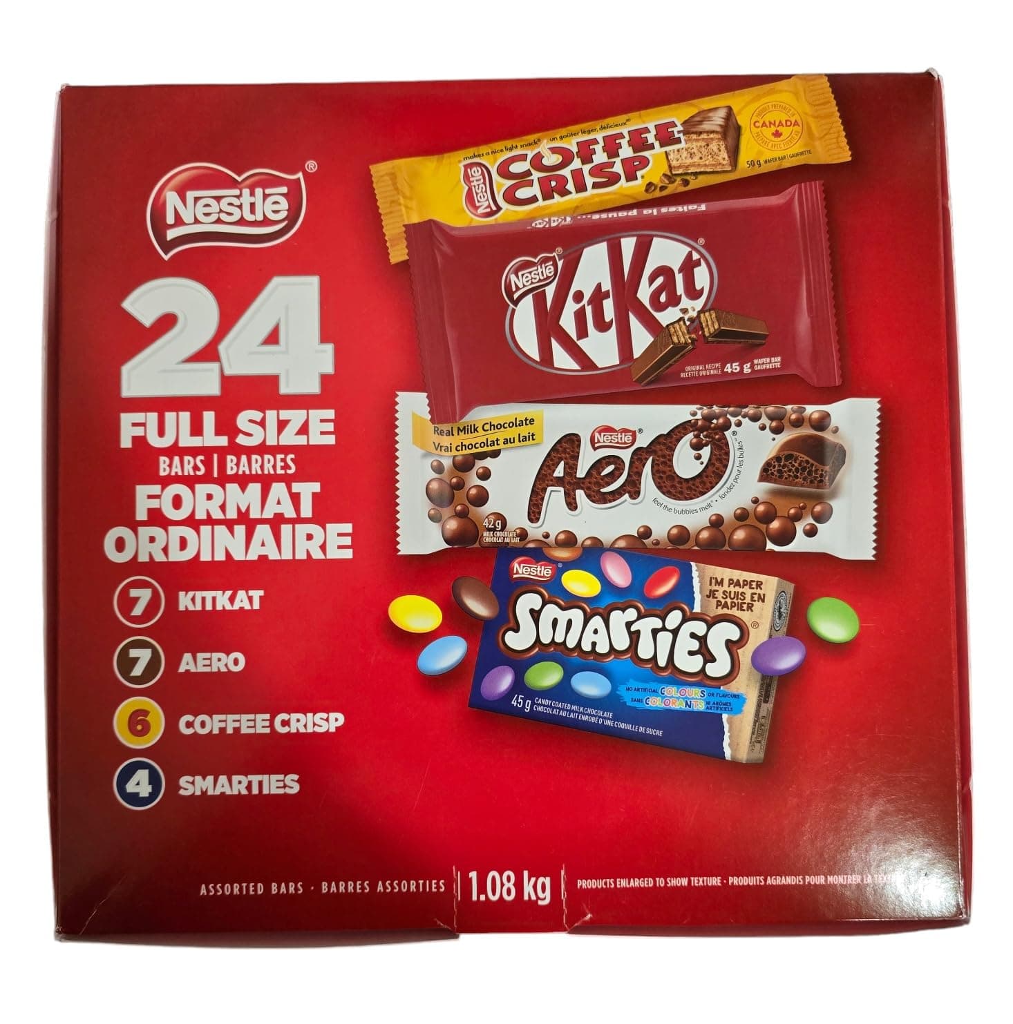 Nestle 24 full size bars 1080g