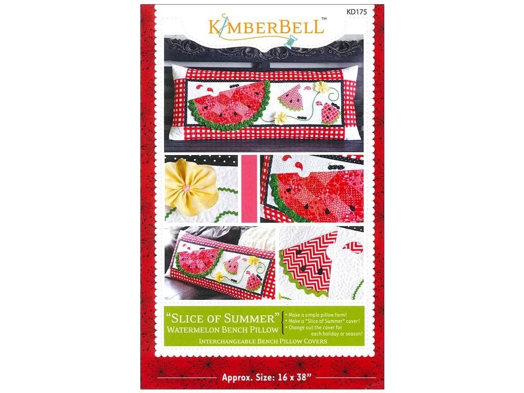 Kimberbell Slice of Summer Watermelon Bench Pillow Pattern
