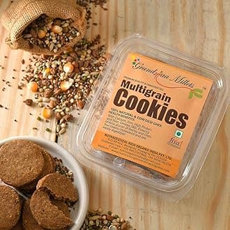 Multigrain Atta Cookies, High Fiber Cookies, 200 Grams